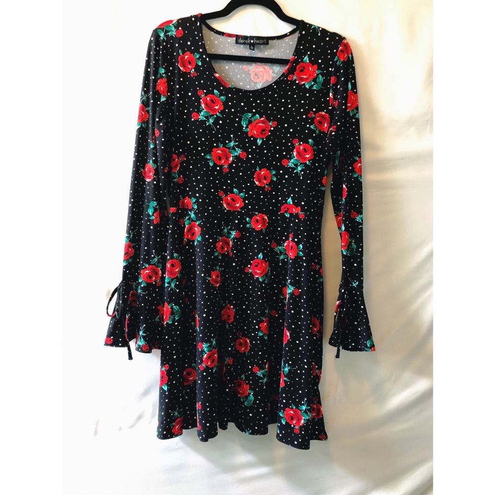 Derek Heart Black & Rose Dress